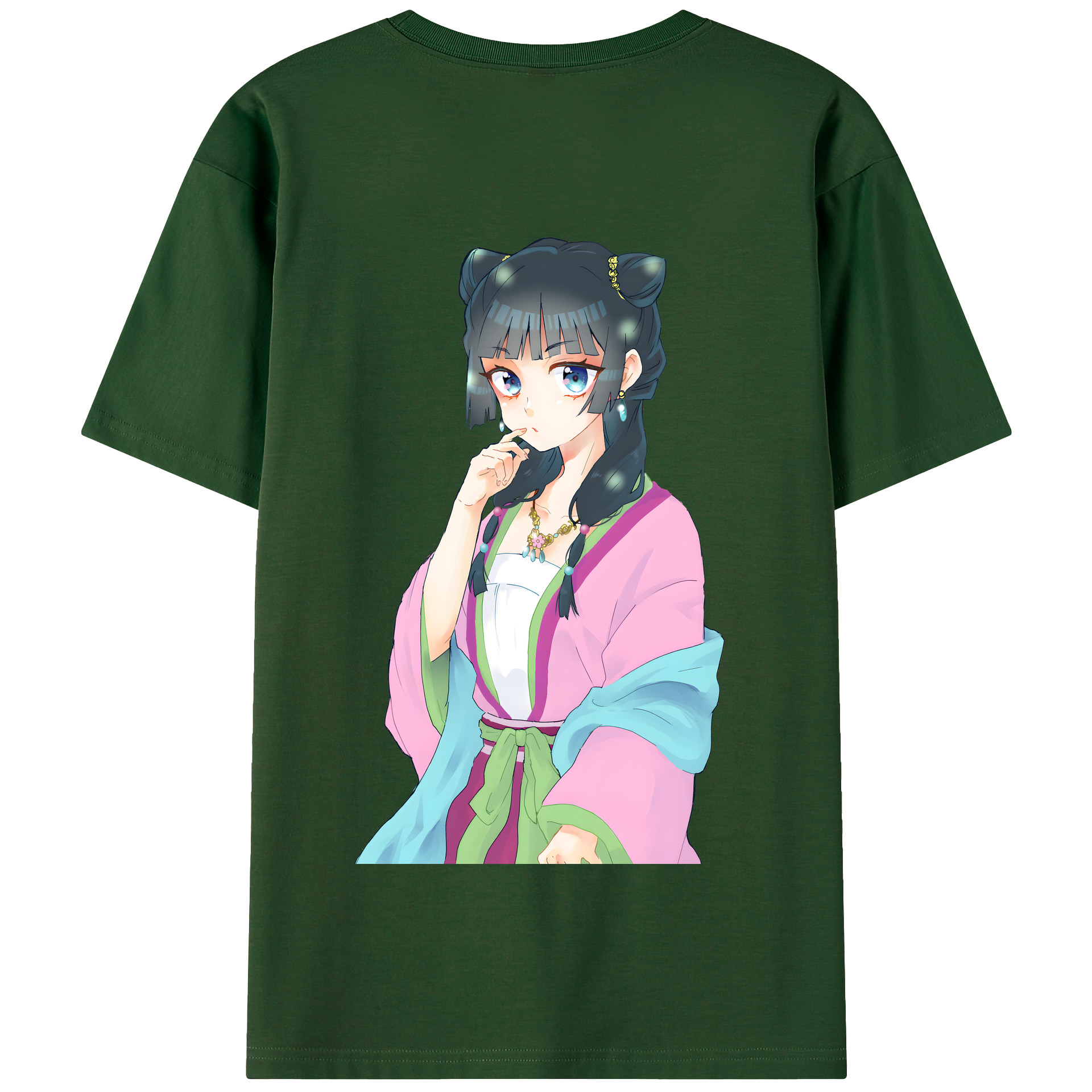 （画像用） 薬屋のひとりごと The Apothecary Diaries 綿100％半袖Tシャツ（背面プリント）